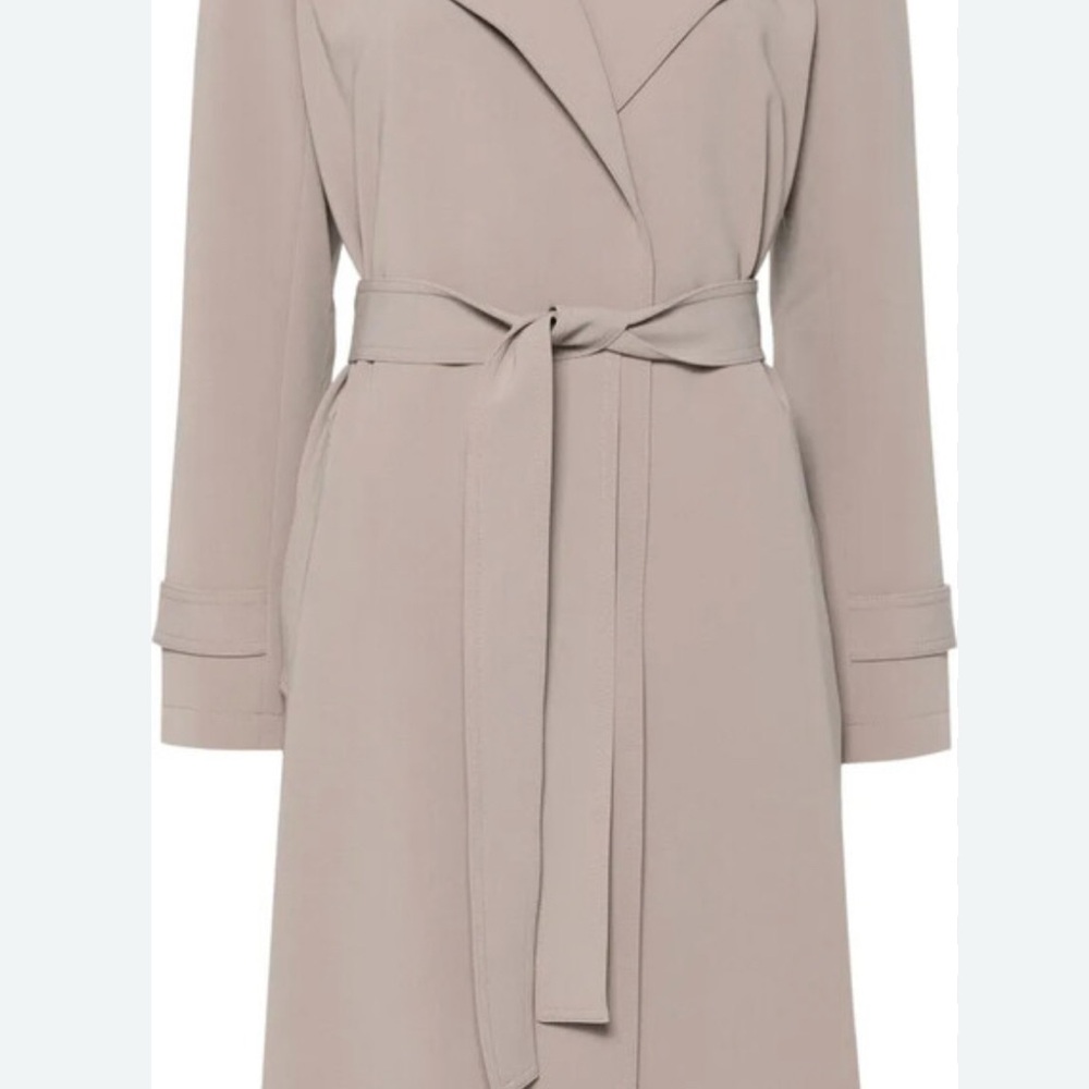 Theory Oaklane Tan Trench Coat